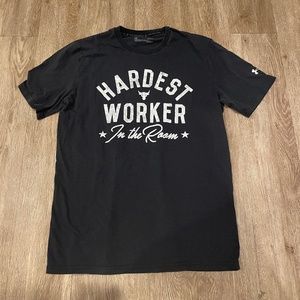 Men's Under Armour  "Hardest Worker in the Room" Shirt (L)